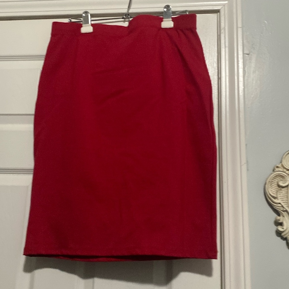 BNWOT Honey & Lace red xl pencil skirt